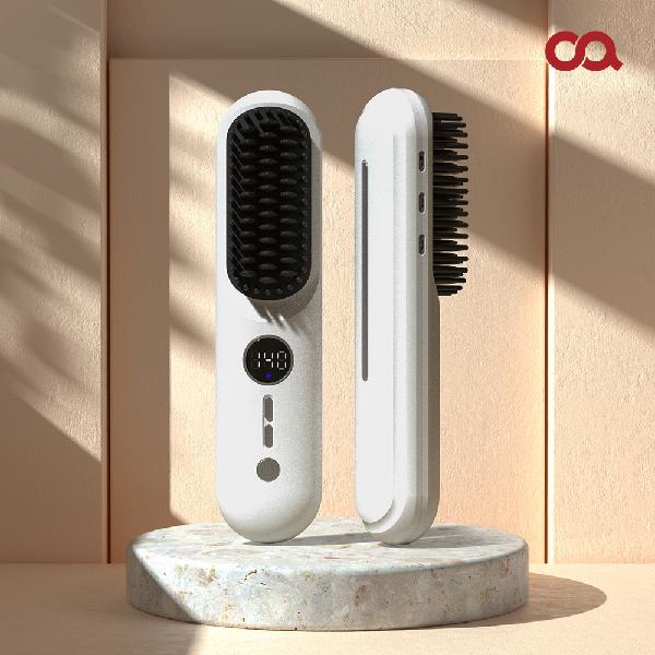 Volume Up Wireless Brush Curling Iron Portable Mini Volume Hair Styler A01216 product image