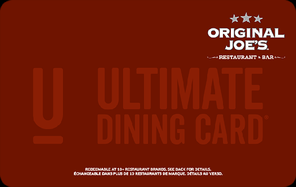 Original Joe's CA$300 Gift Card product image