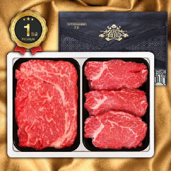 Grade 1 Hoengseong Grilled Special Selection 2P 330g (Sirloin 180/Tenderloin 150) product image