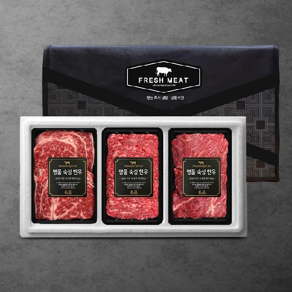 Grade 1++(8) Aged Korean Beef Set No. 7 (1.2kg/Sirloin+Bulgogi+Soup Cut) Chilled product image