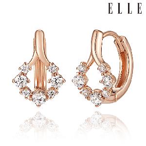 14K Cherry Blossom One-Touch Earrings (Gold Plated) ELGPEE484 product image