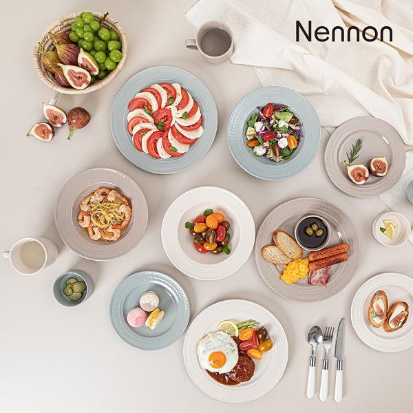 Nenong Dinner Set 5P (Green, Sepia, Ivory) product image