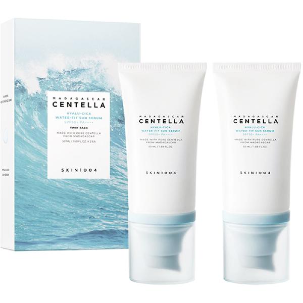 SKIN1004 Madagascar Centella Hyalu-Cica Water-Fit Sun Serum SPF50+ PA++++ (2-Pack) item image