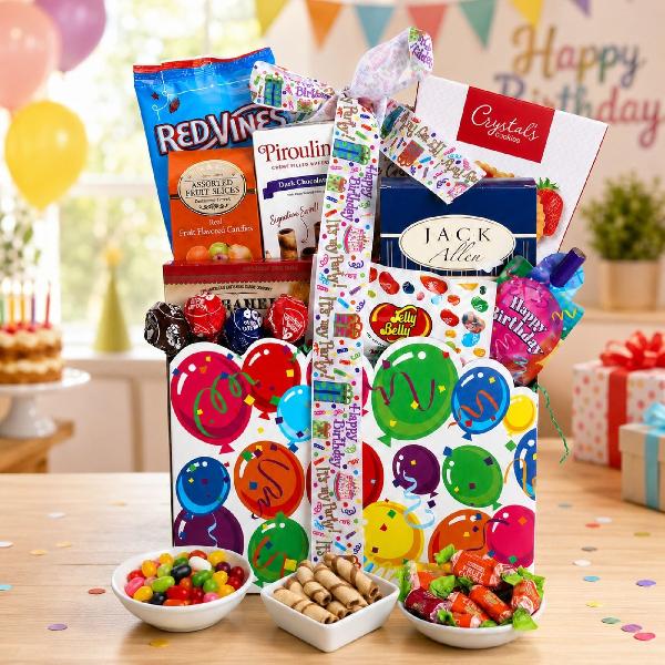 Let’s Celebrate! Birthday Treats Gift Basket product image