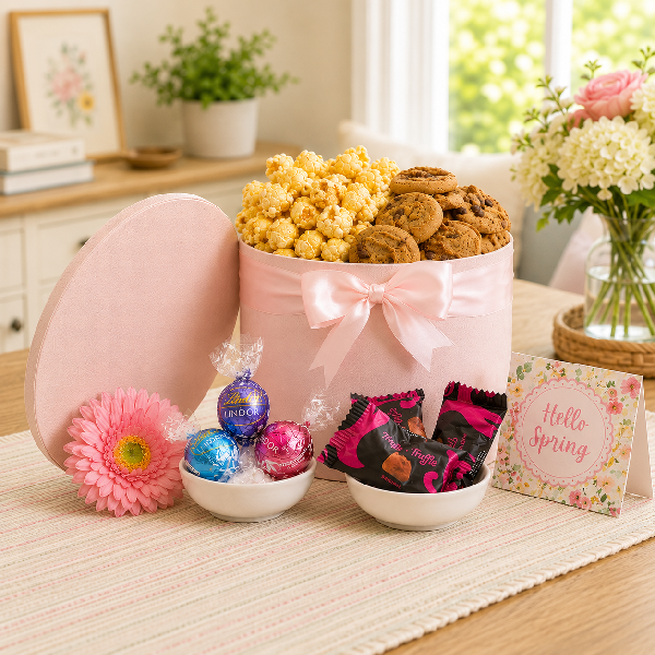 Box of Cookies and Chocolates Gift Basket product image