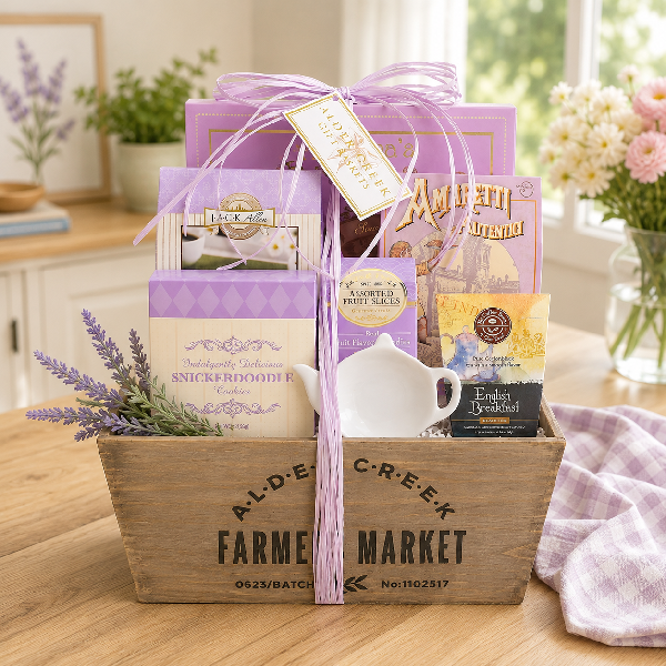 Relaxing Lavender Tea Gift Basket product image