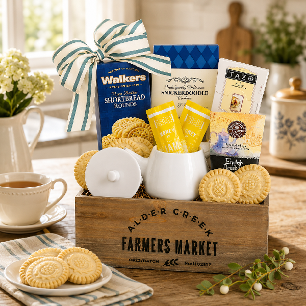 Garden Tea Tray Gift Basket item image