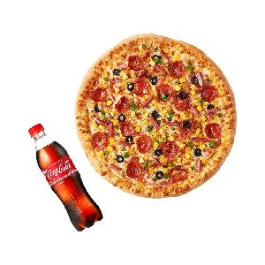 Combination Pizza (R) + 500ml Coke product image