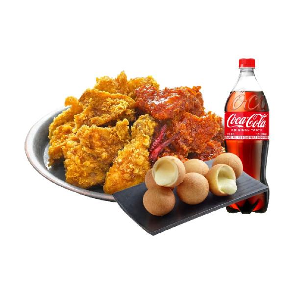 Half Garlic + Half Spicy + Cheese Balls + Coke 1.25L product image