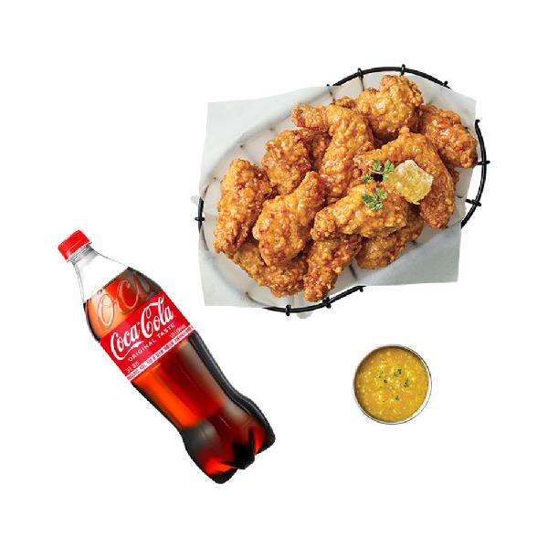 Soy Garlic King (Honey) Wings + Cola 1.25L product image