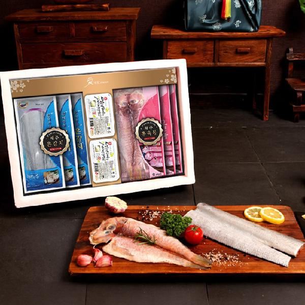 Grilling Fish Jeju Silver Hairtail&Red Tilefish Set (With Fresh Wasabi Soy Sauce) product image