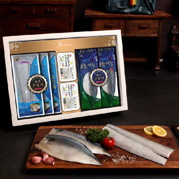 Grilling Fish Jeju Silver Hairtail&Mackerel Set (With Fresh Wasabi Soy Sauce) product image