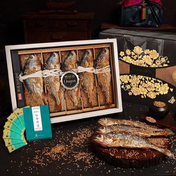 Beopseongpo Whole-Barley Dried Corvina Special No.7(With Green Tea Jakseol) product image