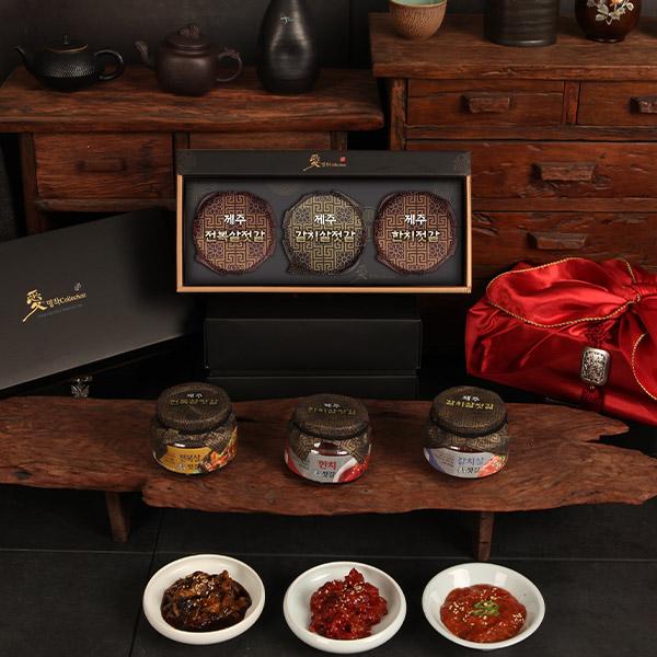 Jeju Premium Popular Salted Seafood 3 Kinds Set (Abalone,Squid,Hairtail) product image