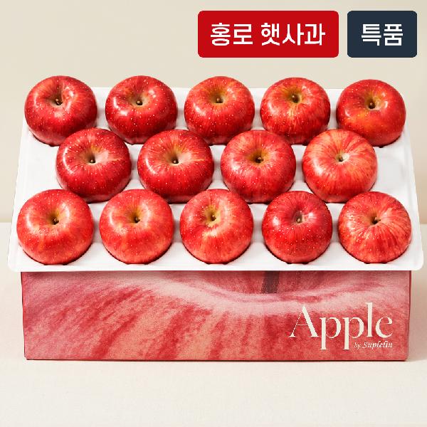 [14brix] 今年初のヨンジュ産ホンロ新物りんご 3.2kg (14-16個/特品) item image