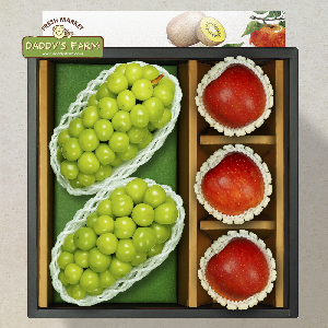 High-Sugar Shine Muscat & Apple Gift Set No.2 [5 pcs] product image