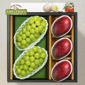 High-Sugar Shine Muscat & Apple Mango Mixed Gift Set No.2 [5 pcs] product image