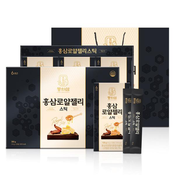 6-Year-Old Korean Red Ginseng Royal Jelly Stick 10g x 30 Sticks / Shopping Bag product image