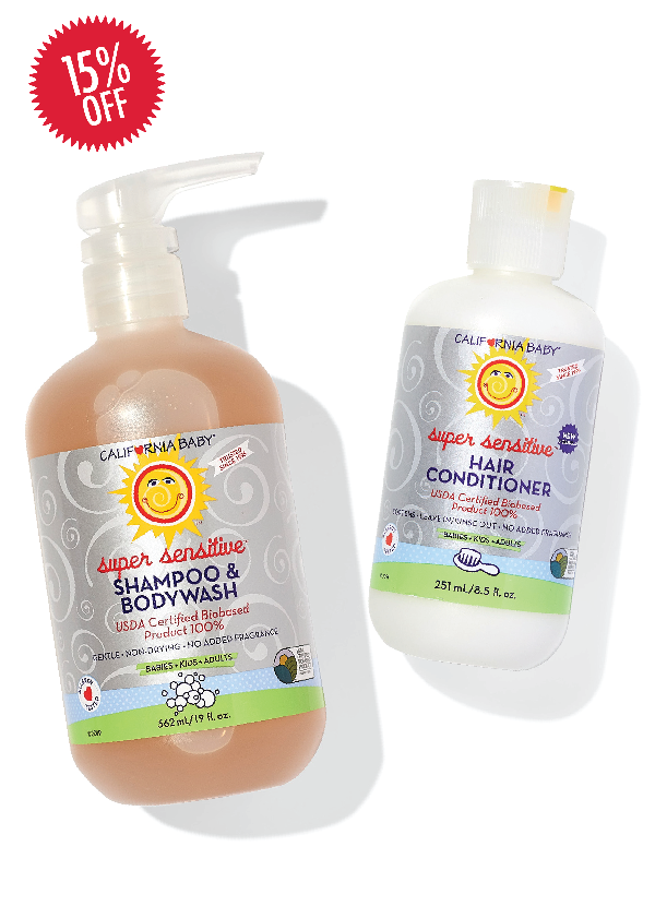 (No Fragrance) Super Sensitive™ Shampoo + Conditioner Bundle product image
