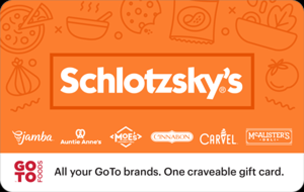 Schlotzsky’s – GoTo Foods US$300 Gift Card product image