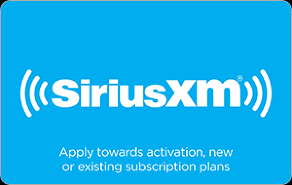 SiriusXM US$50 Gift Card product image