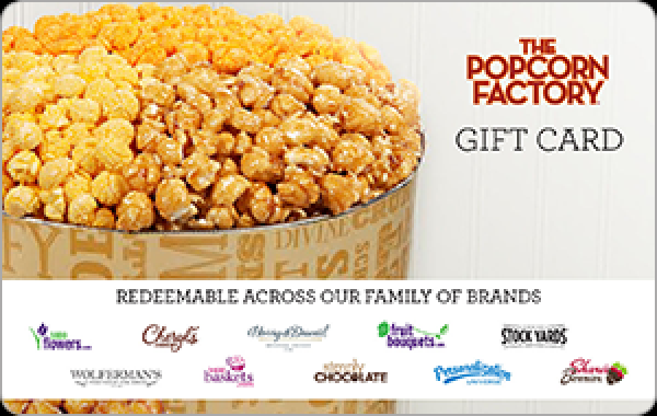 The Popcorn Factory US$200 Gift Card product image