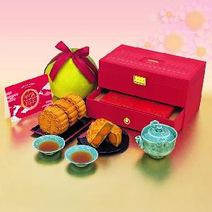 Autumn Classics Low Sugar Mooncake Gift Box with Pomelo - Mid Autumn Festival 2026 product image