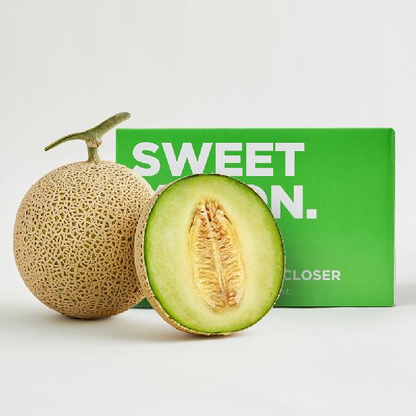 Fragrant Premium High-Brix Musk Melon 3.2kg+ (1.6kg each/2 pcs total) product image