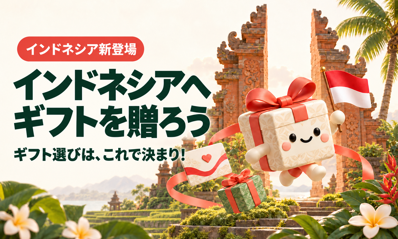 インドネシアへプレゼントする image