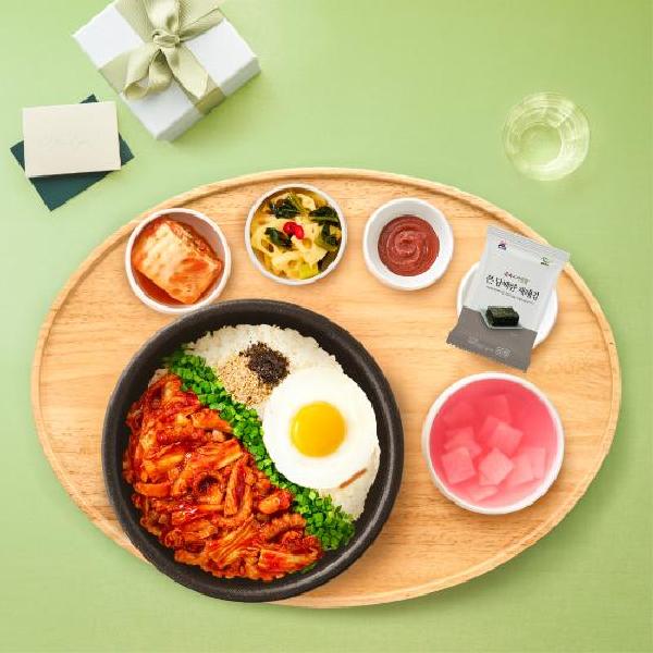 Stone Pot Octopus Kimchi Bibimbap product image