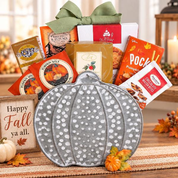 Pumpkin Spice & Everything Nice Fall Harvest Gift Basket item image
