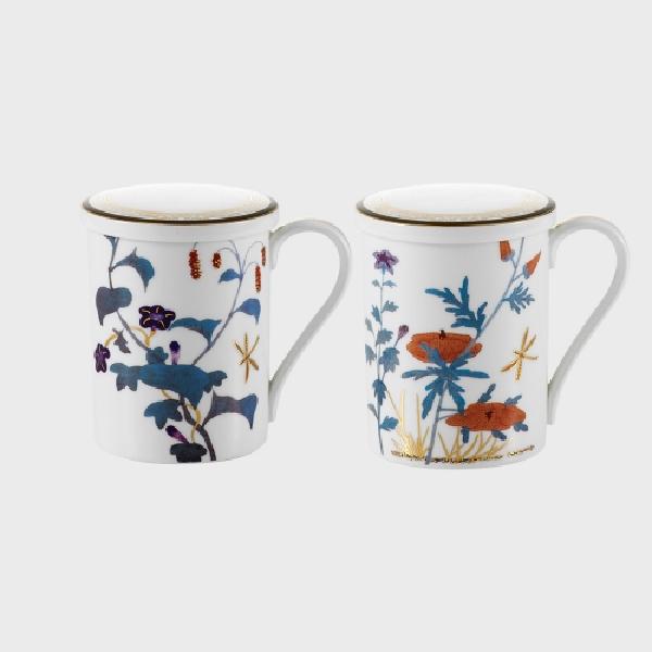 Chochungdo (Knotweed, Cotton Rose) Lidded Mug Set 2(4)P (for 2) product image