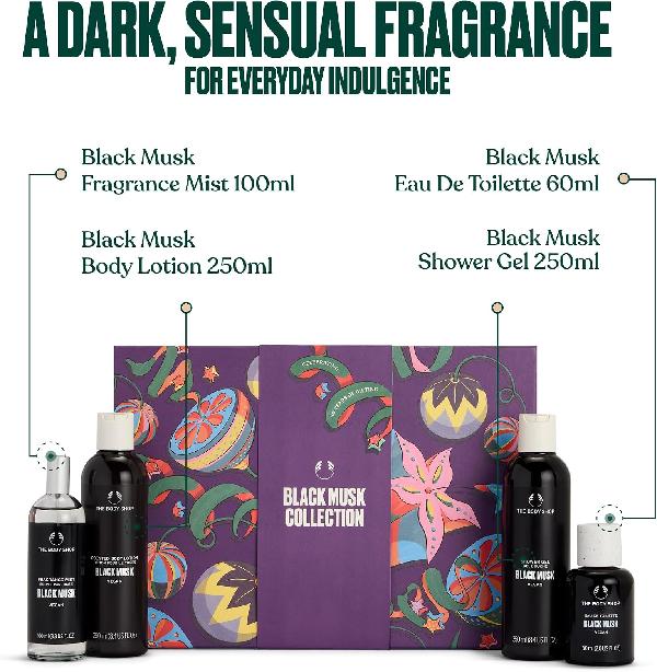 The Body Shop Black Musk 4-Piece Christmas Fragrance Gift Set item image