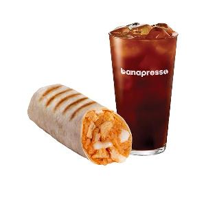 Hot Chicken Burrito + Americano (TAKE OUT) product image