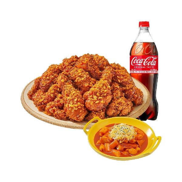(Boneless/Bone-in) Gochujang Red Crunch+Tteokbokki+Cola 1.25L product image
