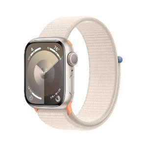 Apple Watch 9(GPS)45mm Starlight Aluminium Case with Starlight Sports Loop product image