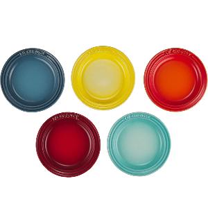 Mini Round Plate (5pcs) Rainbow 12cm product image