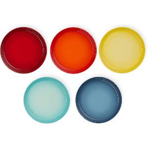 Neo Round Plate (5pcs) Rainbow 22cm product image