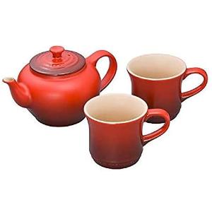Teapot&mug (ss x 2) Cherry Red product image