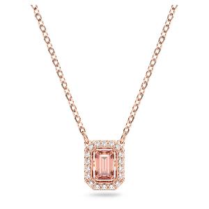 Millenia necklace Octagon cut, Pink, Rose gold-tone plated product image