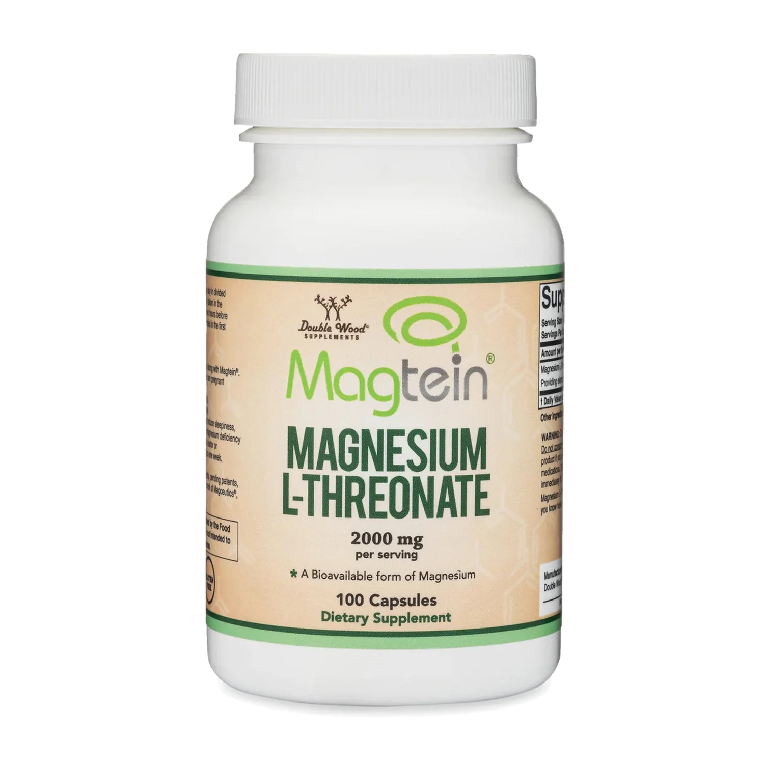 Magnesium L-Threonate (Magtein) Supplement - One Bottle item image