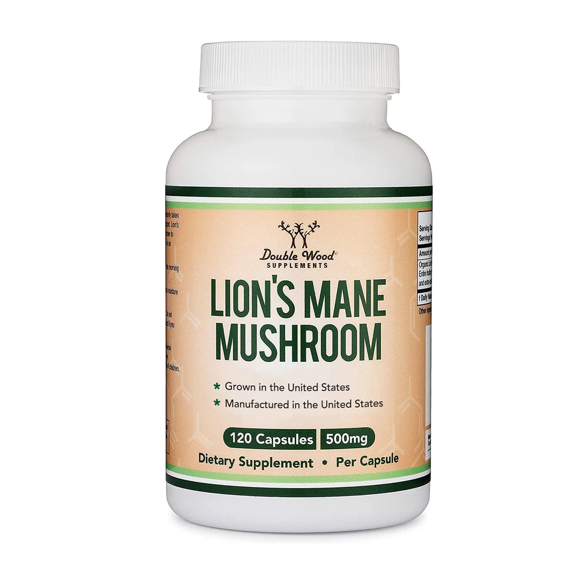 Lion's Mane Mushroom Supplement - One Bottle item image