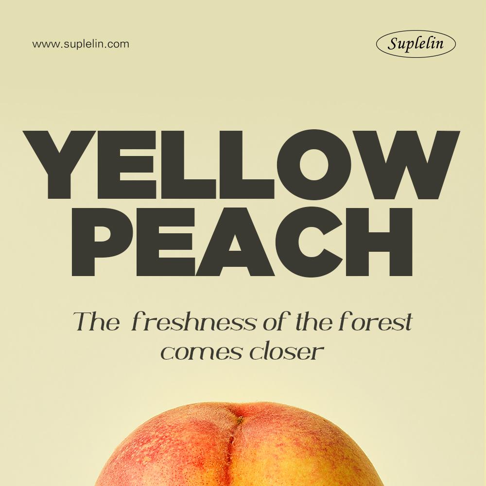 Sweet Yellow Peach 3kg (8~12pcs) In South Korea Suplelin | SodaGift
