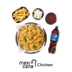 Fried Boneless Chicken+Mexi Potato+Coke 1.25L product image