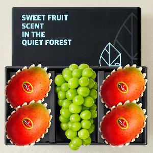 Shine Muscat & 4 Apple Mango Gift Set 2.2kg product image