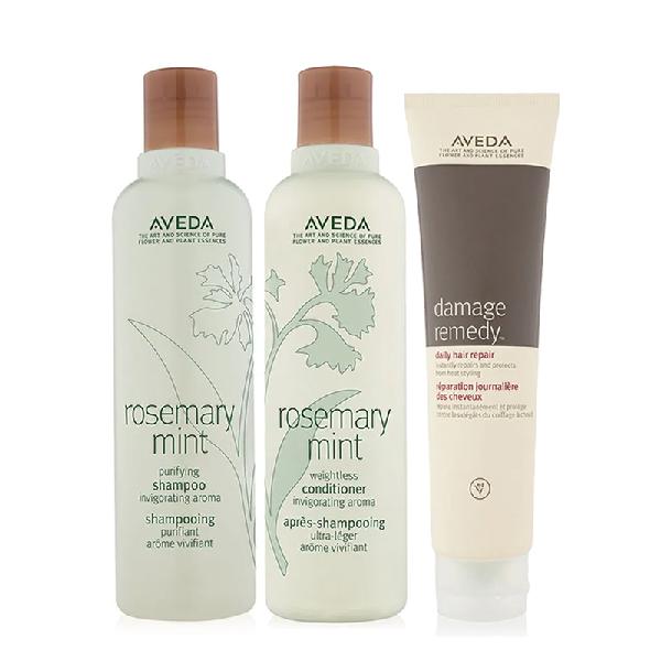 Rosemary Mint Aroma & Damage Hair Care 3-piece Set product image