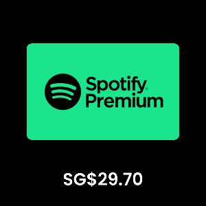 Spotify 3 months subscription SG$29.70 Gift Card product image