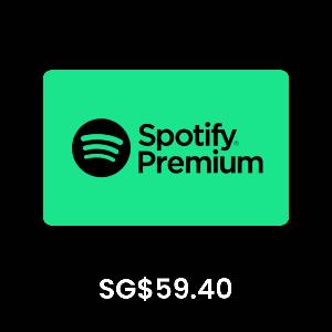 Spotify 6 months subscription SG$59.40 Gift Card product image