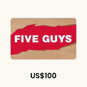 Five Guys US$100 Gift Card product image