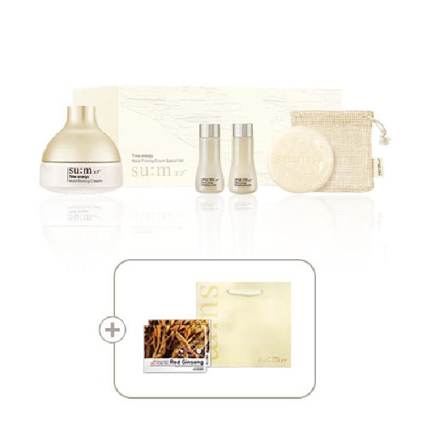 Time Energy Moist Firming Cream Special Set (Department Store Same Product) + 2 Sheet Masks (Shopping Bag) product image